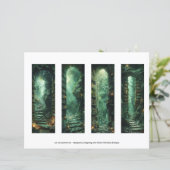 Ierse bladwijzers, Fantasy bibliotheek bladwijzers (Staand voorkant)