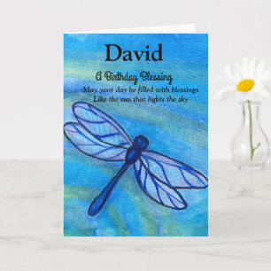 Ierse "Blessday Brave Blue Dragonfly" Kaart