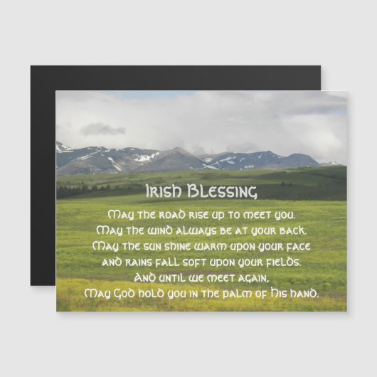 Ierse Blessing Green Valley Landschap (Voorkant / Achterkant)