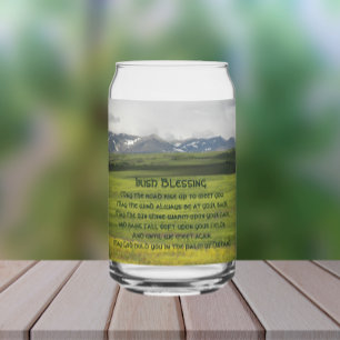 Ierse Blessing Green Valley Landschap Blikvorm Glas