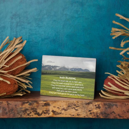 Ierse Blessing Green Valley Landschap Fotoplaat (Zijkant)