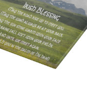 Ierse Blessing Green Valley Landschap Snijplank (Hoek)