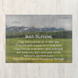 Ierse Blessing Green Valley Landschap Snijplank