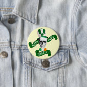 Ierse bogtrotter St Patrick's day Ronde Button 7,6 Cm (In situ)