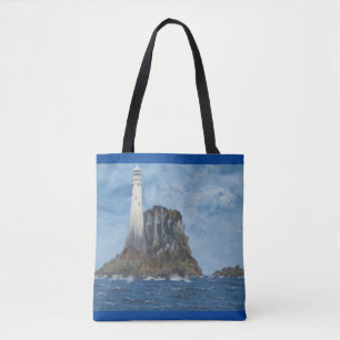 Ierse boodschappentas, Fastnet-vuurtoren, Cork Ier Tote Bag