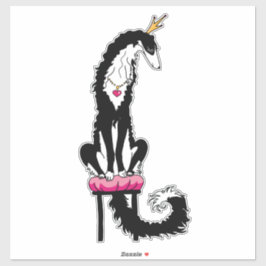 Ierse Borzoi Stickers van vinyl