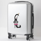Ierse Borzoi Stickers van vinyl (Koffer)