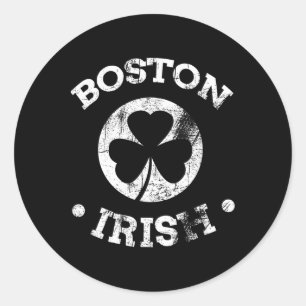 Ierse Boston St. Patrick's Day Parade 617 Boston I Ronde Sticker
