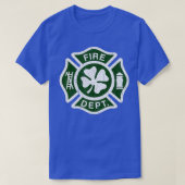 Ierse brandweer Sint Patricks Day Firefight T-shirt (Design voorkant)