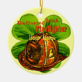 Ierse brandweerman ornament (Voorkant)