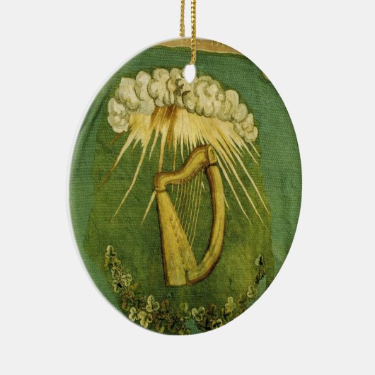 Ierse brigade vlag keramisch ornament (Rechts)