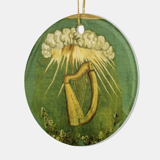 Ierse brigade vlag keramisch ornament (Links)