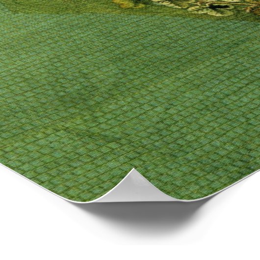 Ierse brigade vlag poster (Hoek)