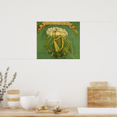 Ierse brigade vlag poster (Keuken)