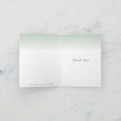 Ierse bruiloft thema Cliffs of Mother Dank u Bedankkaart (Binnen)