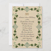 Ierse bruiloft Uitnodiging Eenheid knoop (Voorkant)