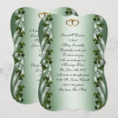 Ierse bruiloft Uitnodigingen (Voorkant / Achterkant)