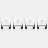 Ierse bruiloft whisky glas (Voorkant)