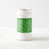 Ierse bruiloft zegen - customiz... - Gepersonalise Bierpul (Center)