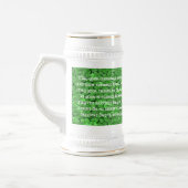 Ierse bruiloft zegen - customiz... - Gepersonalise Bierpul (Links)