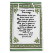 ierse bruiloft zegentas medium cadeauzakje (Voorkant)