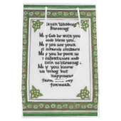 ierse bruiloft zegentas medium cadeauzakje (Achterkant)