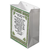 ierse bruiloft zegentas medium cadeauzakje (Achterkant Gekanteld)