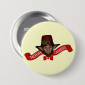 Ierse Canadese grappige patriotticus Ronde Button 7,6 Cm (Voorkant /achterkant)