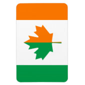 Ierse Canadese Vlag Magneet (Verticaal)