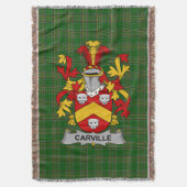 Ierse Carville of McCarville wapenschild familie Deken (Voorkant Verticaal)