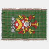 Ierse Carville of McCarville wapenschild familie Deken (Voorkant)