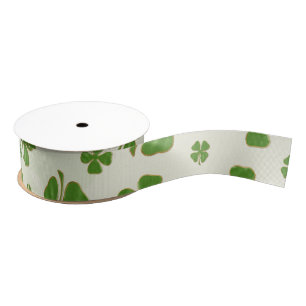 Ierse charme grillige St Patrick's Day Grosgrain Lint