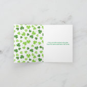 Ierse charme: St. Patrick's Day  Feestdagen Kaart (Binnen)