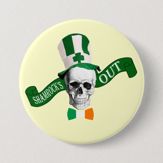 Ierse charme St Patrick's day Ronde Button 7,6 Cm (Voorkant)