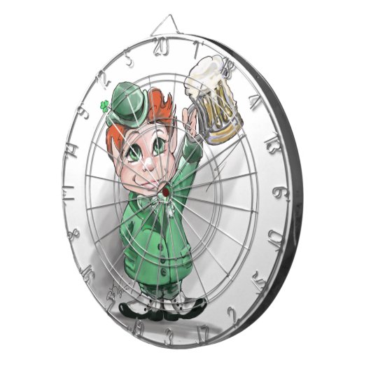 Ierse Cheers! Dartboard Dartbord (Voorkant Rechts)