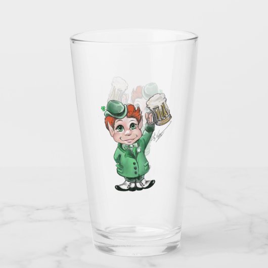 Ierse Cheers! Glazen beker (Voorkant)