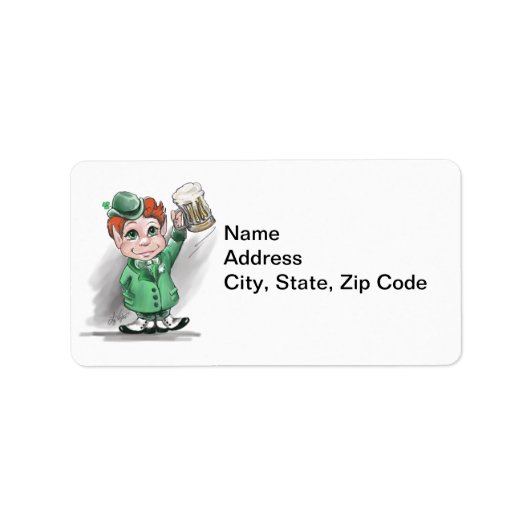 Ierse Cheers! St Patrick's Day Address Label (Voorkant)
