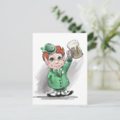 Ierse Cheers! St Patrick's Day Briefkaart (Staand voorkant)