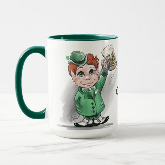 Ierse Cheers! St Patrick's Day Mok (Links)