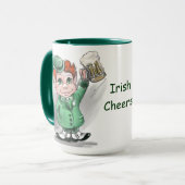 Ierse Cheers! St Patrick's Day Mok (Voorkant links)