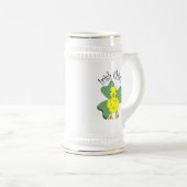 Ierse Chick Tekst Shamrock Bierpul (Voorkant rechts)