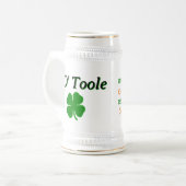 Ierse citaten bierpul - Gepersonaliseerd mok cadea (Voorkant links)