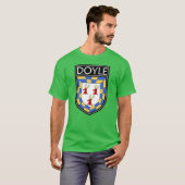 Ierse Clan Crest - Doyle T-shirt (Voorkant volledig)