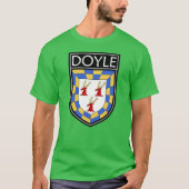 Ierse Clan Crest - Doyle T-shirt (Voorkant)