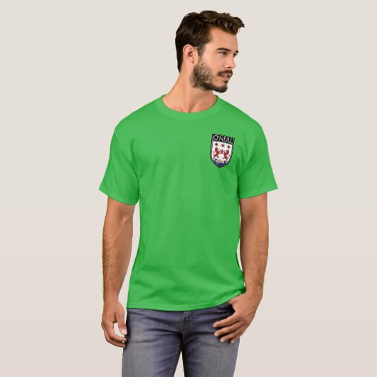 Ierse Clan Crest - O'Neill T-shirt (Voorkant volledig)