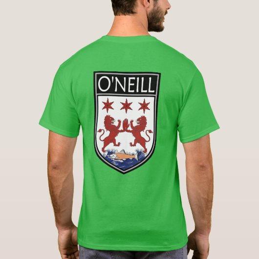 Ierse Clan Crest - O'Neill T-shirt (Achterkant)