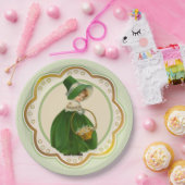 Ierse Colleen en Mand Papieren Bordje (Feest)