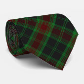 Ierse County Carlow Tartan Stropdas (Opgerold)