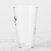 Ierse County Cavan Ierland Gepersonaliseerde Tekst Glas (Links)