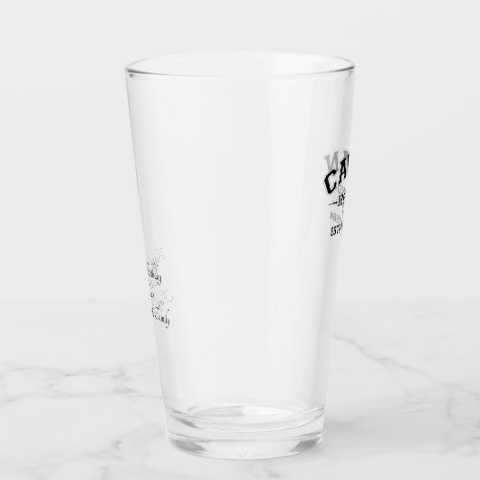 Ierse County Cavan Ierland Gepersonaliseerde Tekst Glas (Rechts)